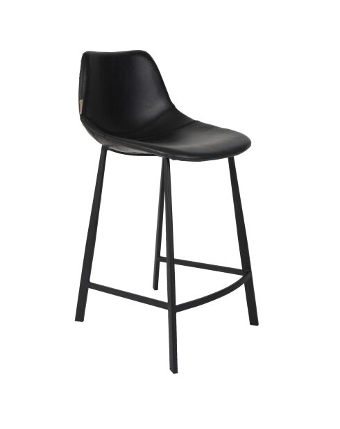 Taburete de bar negro Franky - 52 x 45 x 91 cm