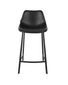 Taburete de bar negro Franky - 52 x 45 x 91 cm