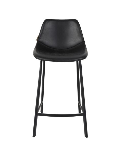 Taburete de bar negro Franky - 52 x 45 x 91 cm