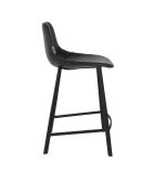 Taburete de bar negro Franky - 52 x 45 x 91 cm