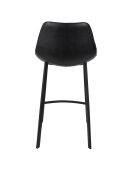 Taburete de bar negro Franky - 52 x 45 x 91 cm