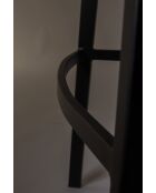 Taburete de bar negro Franky - 52 x 45 x 91 cm