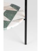 Mesa auxiliar negra Another Marble - 37 x 37 x 57 cm