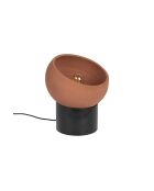 Lampe de table Zahra rouge - 29 x 29 x 33 cm