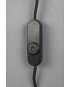Lampe de table Zahra rouge - 29 x 29 x 33 cm