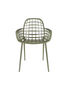 Sillón de jardín verde Albert Kuip - 59,5 x 59,5 x 82,5 cm