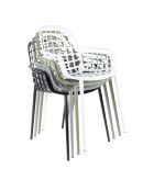 Sillón de jardín verde Albert Kuip - 59,5 x 59,5 x 82,5 cm