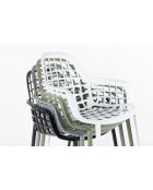 Sillón de jardín verde Albert Kuip - 59,5 x 59,5 x 82,5 cm