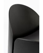 Sillón de jardín Bloom negro - 72 x 69 x 70 cm