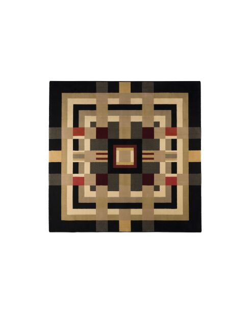 Tapis Urban Maze multicolore - 160 x 160 x 1 cm