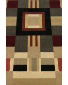 Tapis Urban Maze multicolore - 160 x 160 x 1 cm