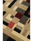 Tapis Urban Maze multicolore - 160 x 160 x 1 cm