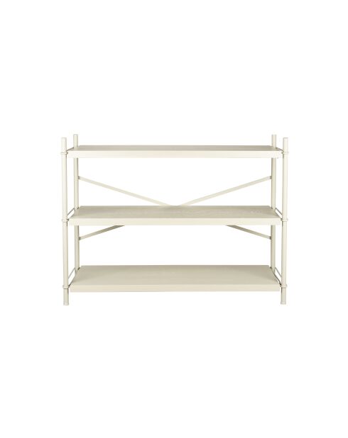 Estantería de hierro beige - 40 x 126 x 96 cm