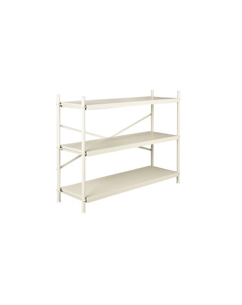 Estantería de hierro beige - 40 x 126 x 96 cm