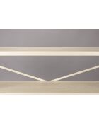 Mensola in ferro beige - 40 x 126 x 96 cm