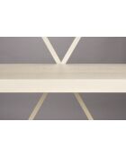 Mensola in ferro beige - 40 x 126 x 96 cm