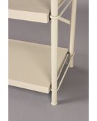 Mensola in ferro beige - 40 x 126 x 96 cm