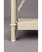 Mensola in ferro beige - 40 x 126 x 96 cm