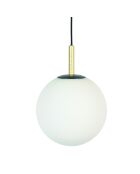 Orion 25 schwarze Pendelleuchte - 25 x 25 x 170 cm