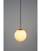 Orion 25 schwarze Pendelleuchte - 25 x 25 x 170 cm