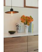 Orion 25 schwarze Pendelleuchte - 25 x 25 x 170 cm