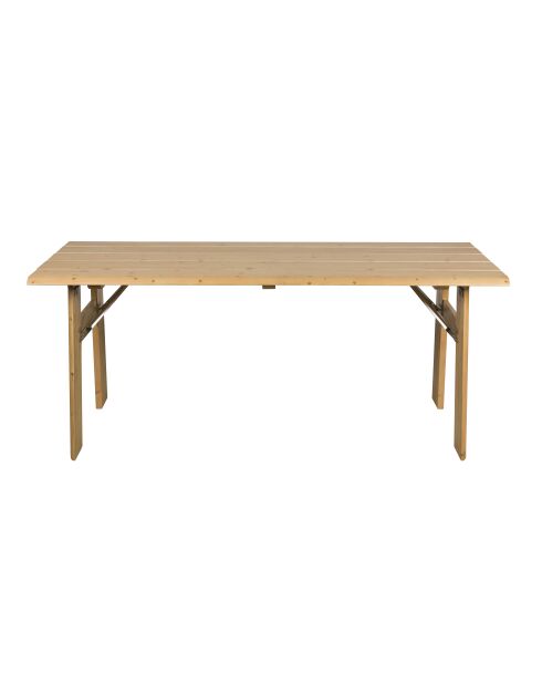 Mesa de jardín Avenue Natural, 180 x 79 x 75 cm