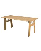 Mesa de jardín Avenue Natural, 180 x 79 x 75 cm