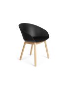 Chaise Void noire - 56 x 55 x 73.5 cm