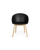Chaise Void noire - 56 x 55 x 73.5 cm