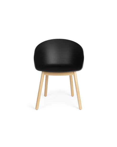Silla Void negra - 56 x 55 x 73,5 cm