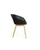 Chaise Void noire - 56 x 55 x 73.5 cm