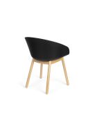 Chaise Void noire - 56 x 55 x 73.5 cm