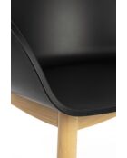 Chaise Void noire - 56 x 55 x 73.5 cm