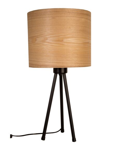 Lámpara de mesa Woodland marrón - 30 x 30 x 60 cm