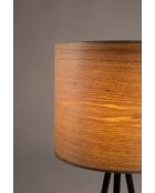 Lámpara de mesa Woodland marrón - 30 x 30 x 60 cm