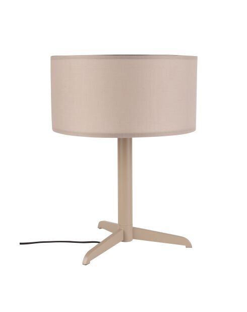 Lámpara de mesa Shelby taupe - 36 x 36 x 48 cm