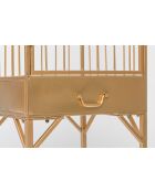 Vitrina dorada Unlock Me - 415 x 41,5 x 168 cm
