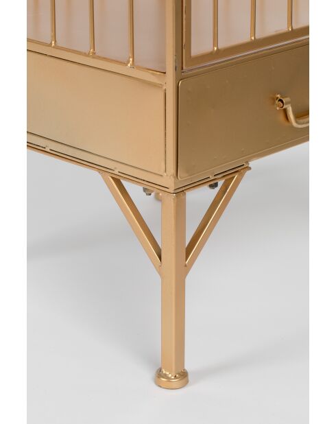 Vitrina dorada Unlock Me - 415 x 41,5 x 168 cm