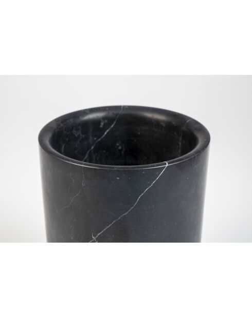 Fajen schwarze Vase - 15 x 15 x 25 cm
