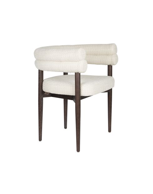 Silla Sela en blanco roto - 57 x 63 x 73 cm