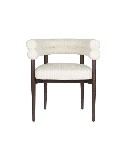 Silla Sela en blanco roto - 57 x 63 x 73 cm