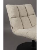 Silla de bar beige - 66 x 78 cm