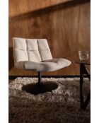Silla de bar beige - 66 x 78 cm