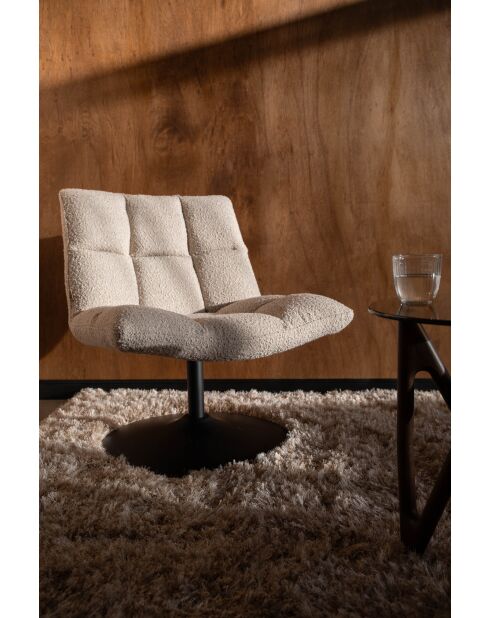 Silla de bar beige - 66 x 78 cm