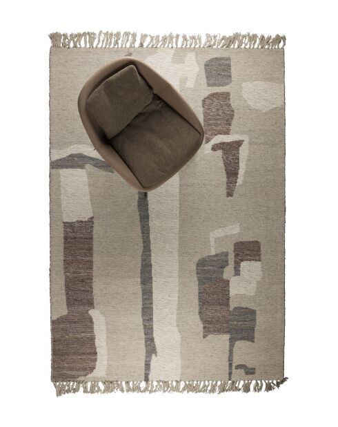 Caminito grauer Teppich - 160 x 230 x 1 cm