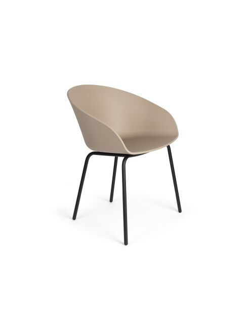 Silla Void marrón - 56 x 55 x 73,5 cm