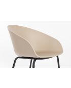 Silla Void marrón - 56 x 55 x 73,5 cm