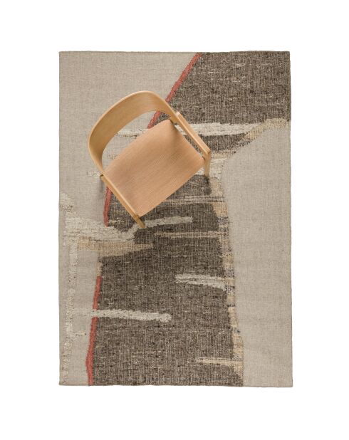 Britischer beiger Teppich - 230 x 160 x 0,5 cm