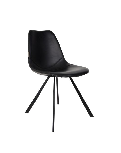 Silla Franky negra - 56 x 46 x 83 cm