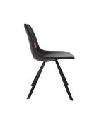 Silla Franky negra - 56 x 46 x 83 cm
